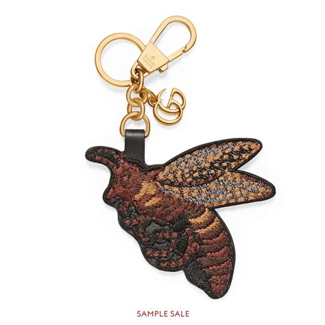 gucci bee key chain|authentic gucci keychains.